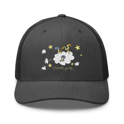 CloudCycle - Retro Trucker Cap - Embroidery