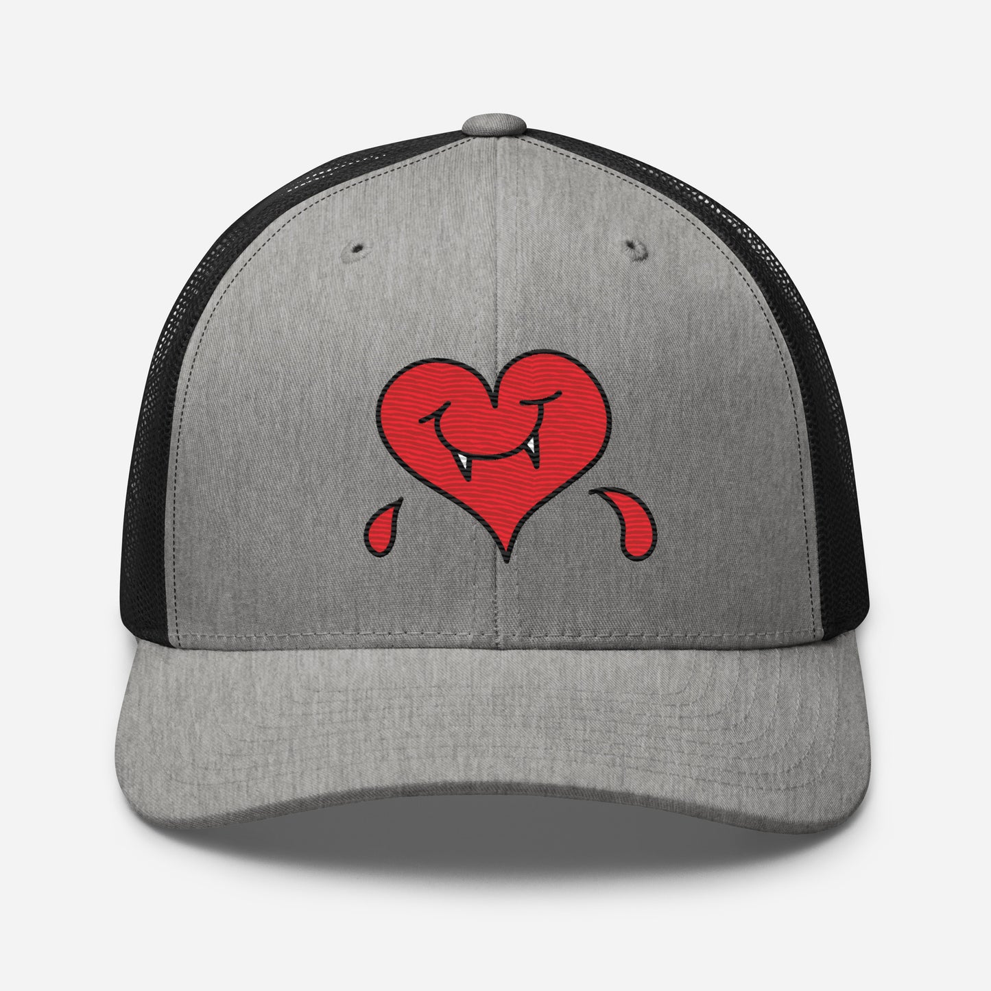 A Dark Heart is still a ❤️ - Retro Trucker Cap - Embroidery