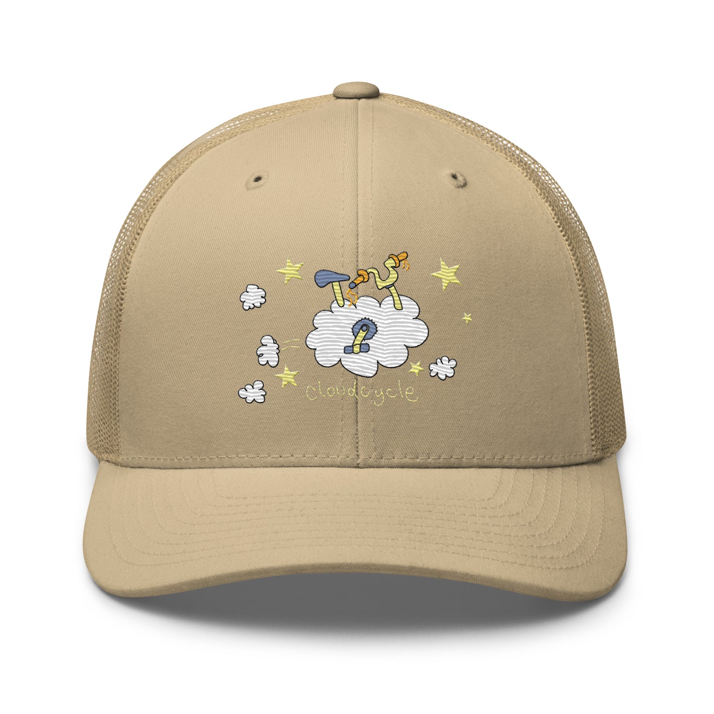 CloudCycle - Retro Trucker Cap - Embroidery