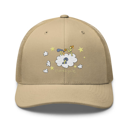 CloudCycle - Retro Trucker Cap - Embroidery