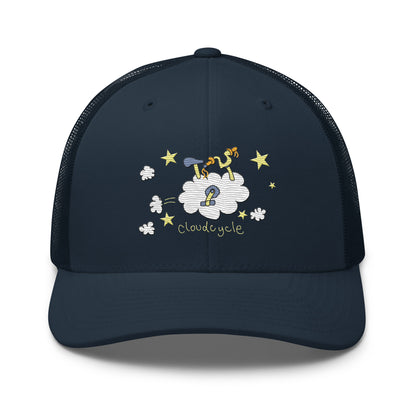 CloudCycle - Retro Trucker Cap - Embroidery
