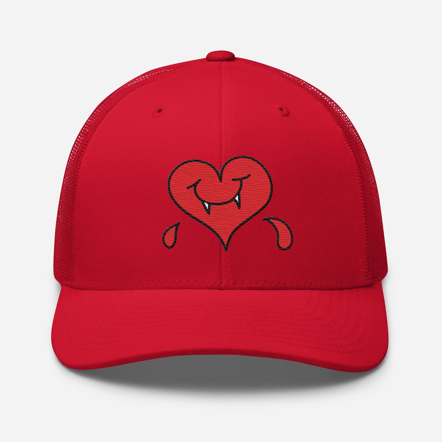 A Dark Heart is still a ❤️ - Retro Trucker Cap - Embroidery