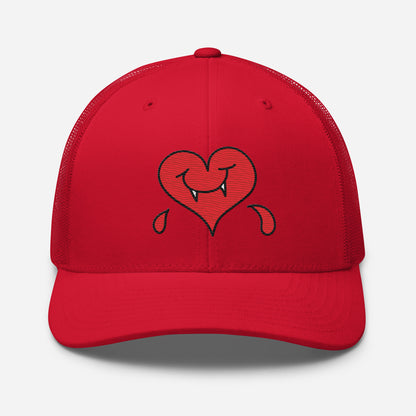 A Dark Heart is still a ❤️ - Retro Trucker Cap - Embroidery