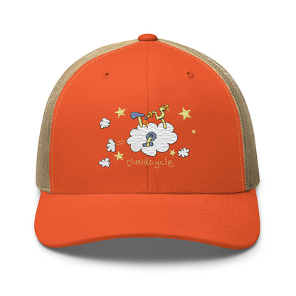 CloudCycle - Retro Trucker Cap - Embroidery