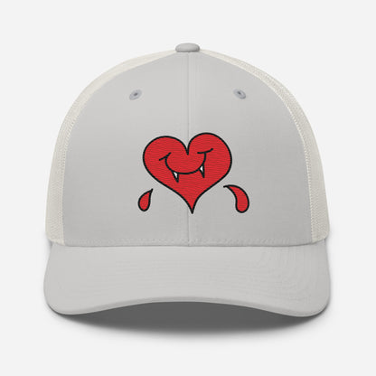A Dark Heart is still a ❤️ - Retro Trucker Cap - Embroidery