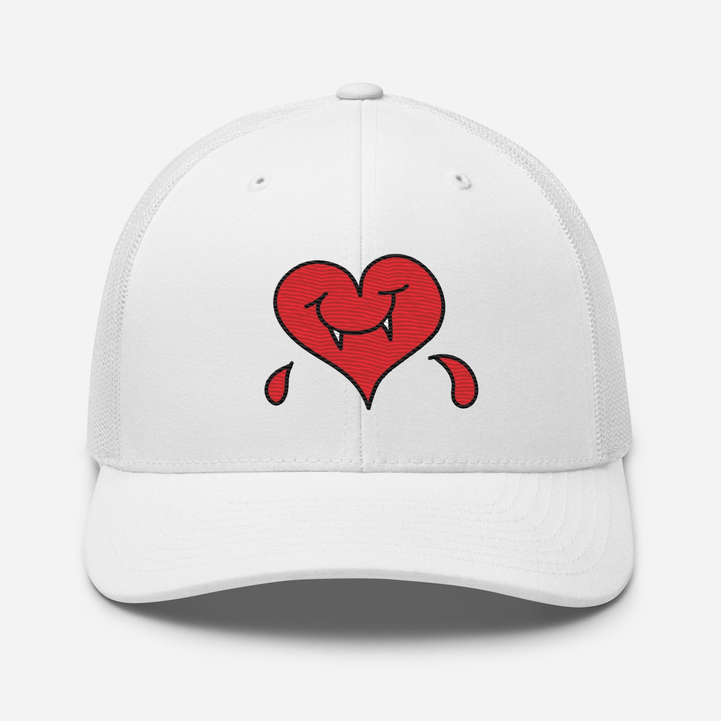 A Dark Heart is still a ❤️ - Retro Trucker Cap - Embroidery