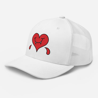 A Dark Heart is still a ❤️ - Retro Trucker Cap - Embroidery