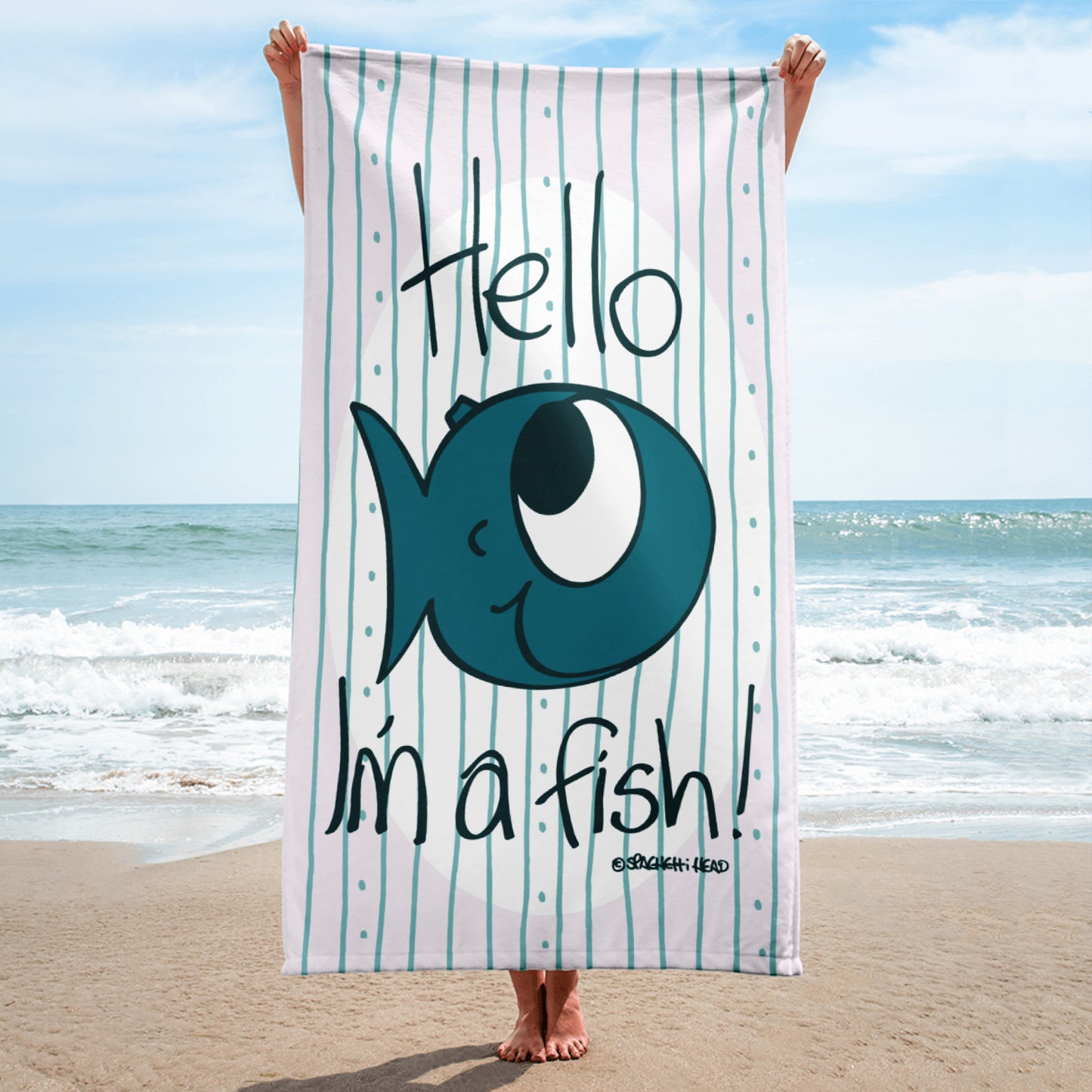 Hello, I'm a Fish! - Towel