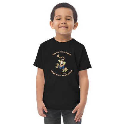 Ralph the Vacky goes rollerskating - Toddler jersey t-shirt