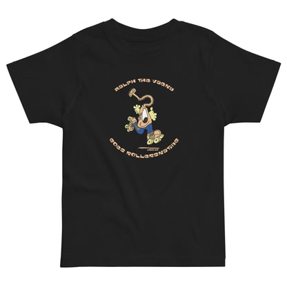 Ralph the Vacky goes rollerskating - Toddler jersey t-shirt