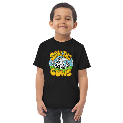 Save the Cows - Toddler jersey t-shirt