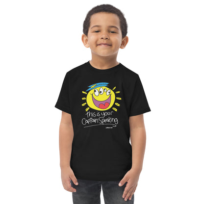 This is your Captain Speaking! - Toddler jersey t-shirt