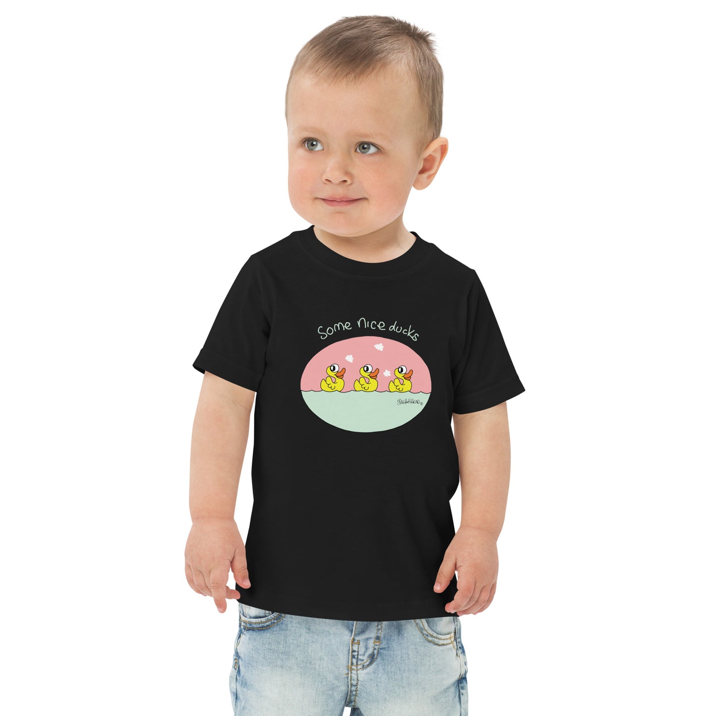 Some nice ducks - Toddler jersey t-shirt