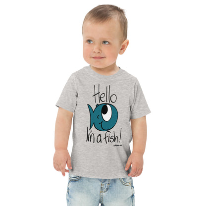 Hello, I'm a Fish! - Toddler jersey t-shirt