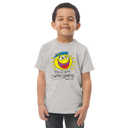 This is your Captain Speaking! - Toddler jersey t-shirt