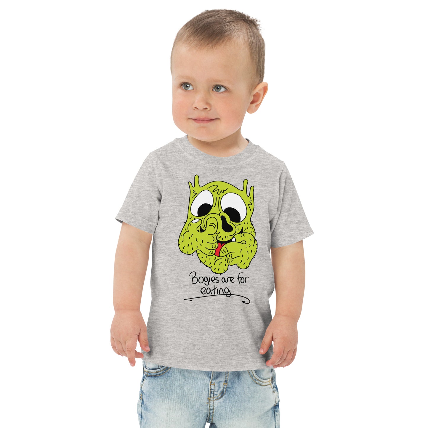 Bogies are for eating! - Toddler jersey t-shirt