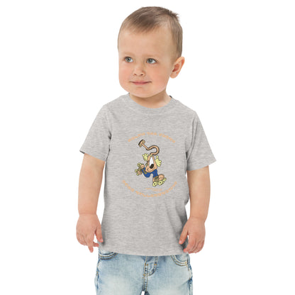 Ralph the Vacky goes rollerskating - Toddler jersey t-shirt