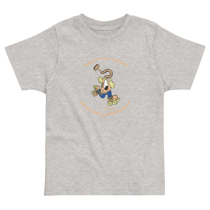 Ralph the Vacky goes rollerskating - Toddler jersey t-shirt