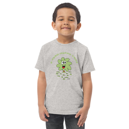 A very happy tree! - Toddler jersey t-shirt