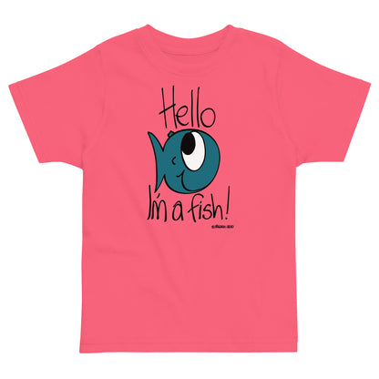 Hello, I'm a Fish! - Toddler jersey t-shirt