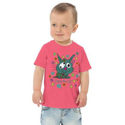 Daisy the Cat - Toddler jersey t-shirt