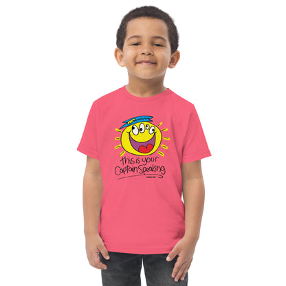 This is your Captain Speaking! - Toddler jersey t-shirt