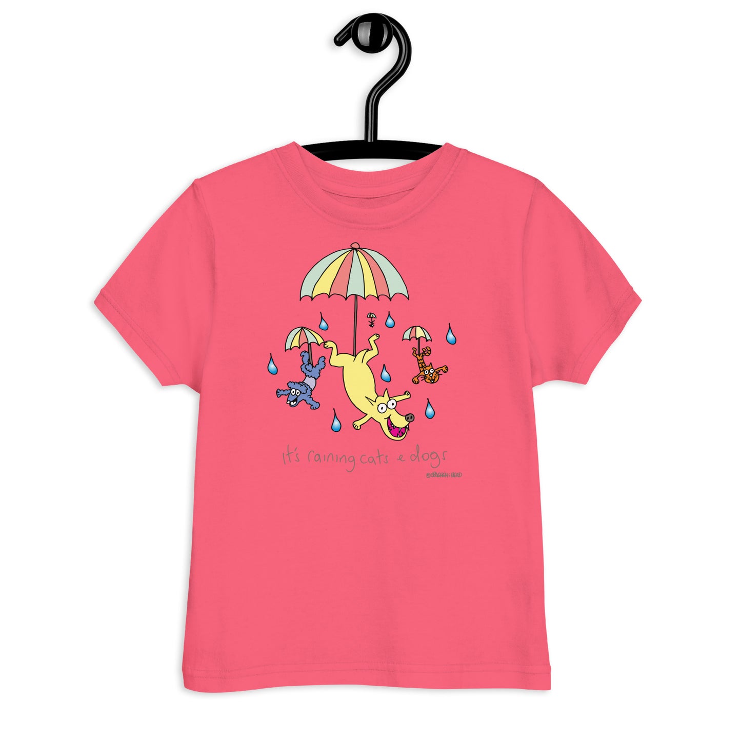 It's raining cats and dogs - Toddler jersey t-shirt