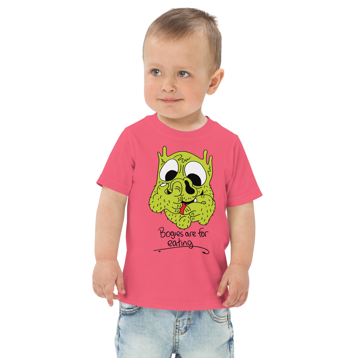 Bogies are for eating! - Toddler jersey t-shirt