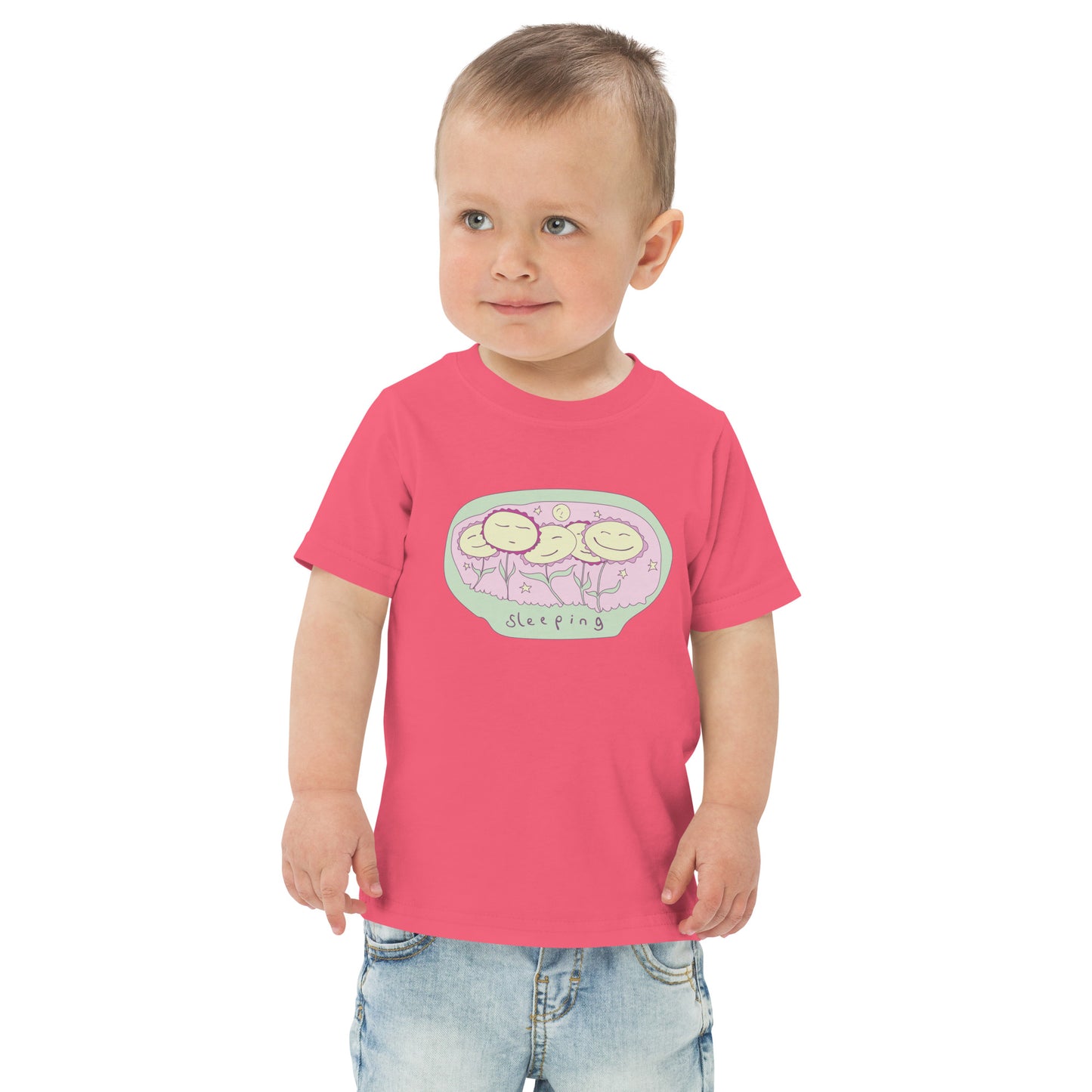 Sleeping - Toddler jersey t-shirt