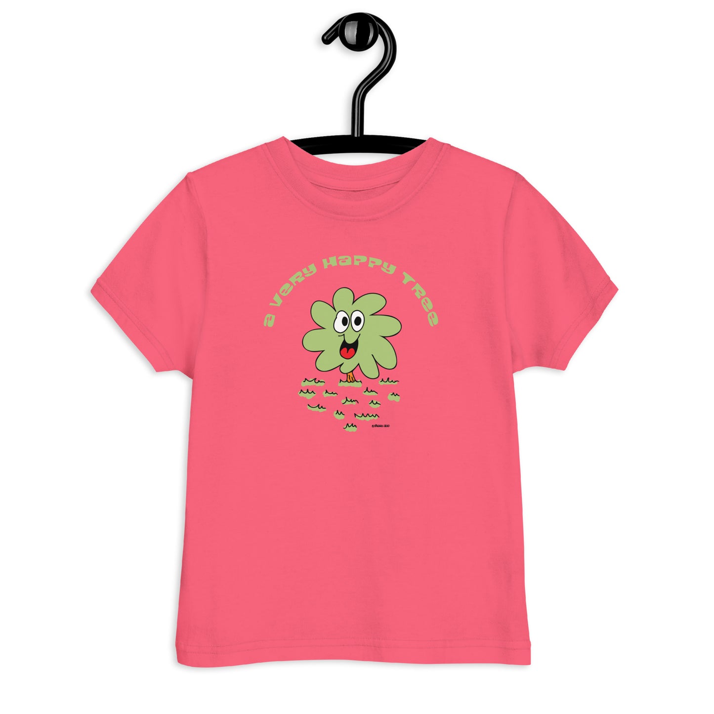 A very happy tree! - Toddler jersey t-shirt