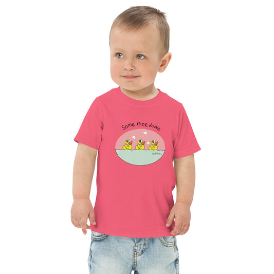 Some nice ducks - Toddler jersey t-shirt