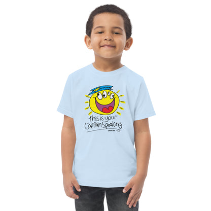 This is your Captain Speaking! - Toddler jersey t-shirt