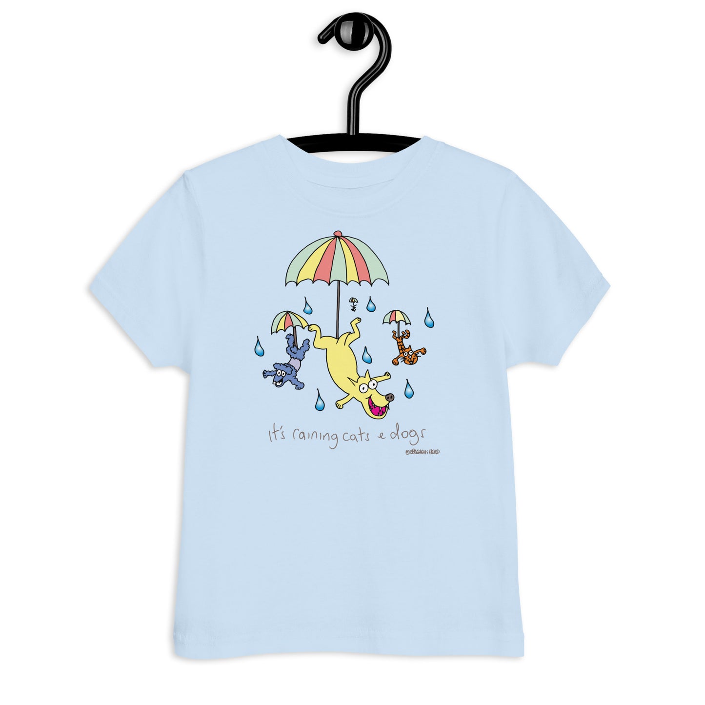 It's raining cats and dogs - Toddler jersey t-shirt