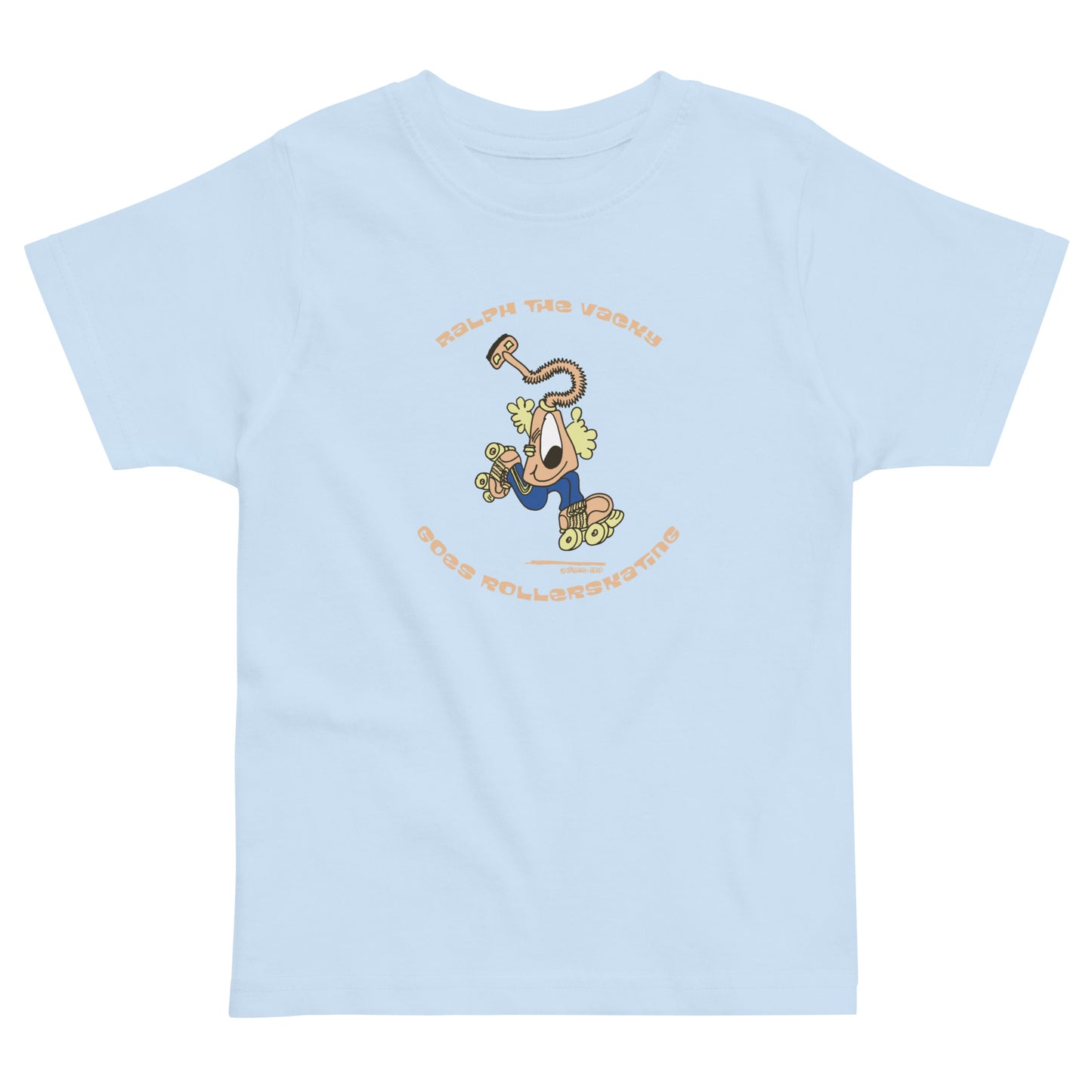 Ralph the Vacky goes rollerskating - Toddler jersey t-shirt