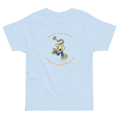 Ralph the Vacky goes rollerskating - Toddler jersey t-shirt