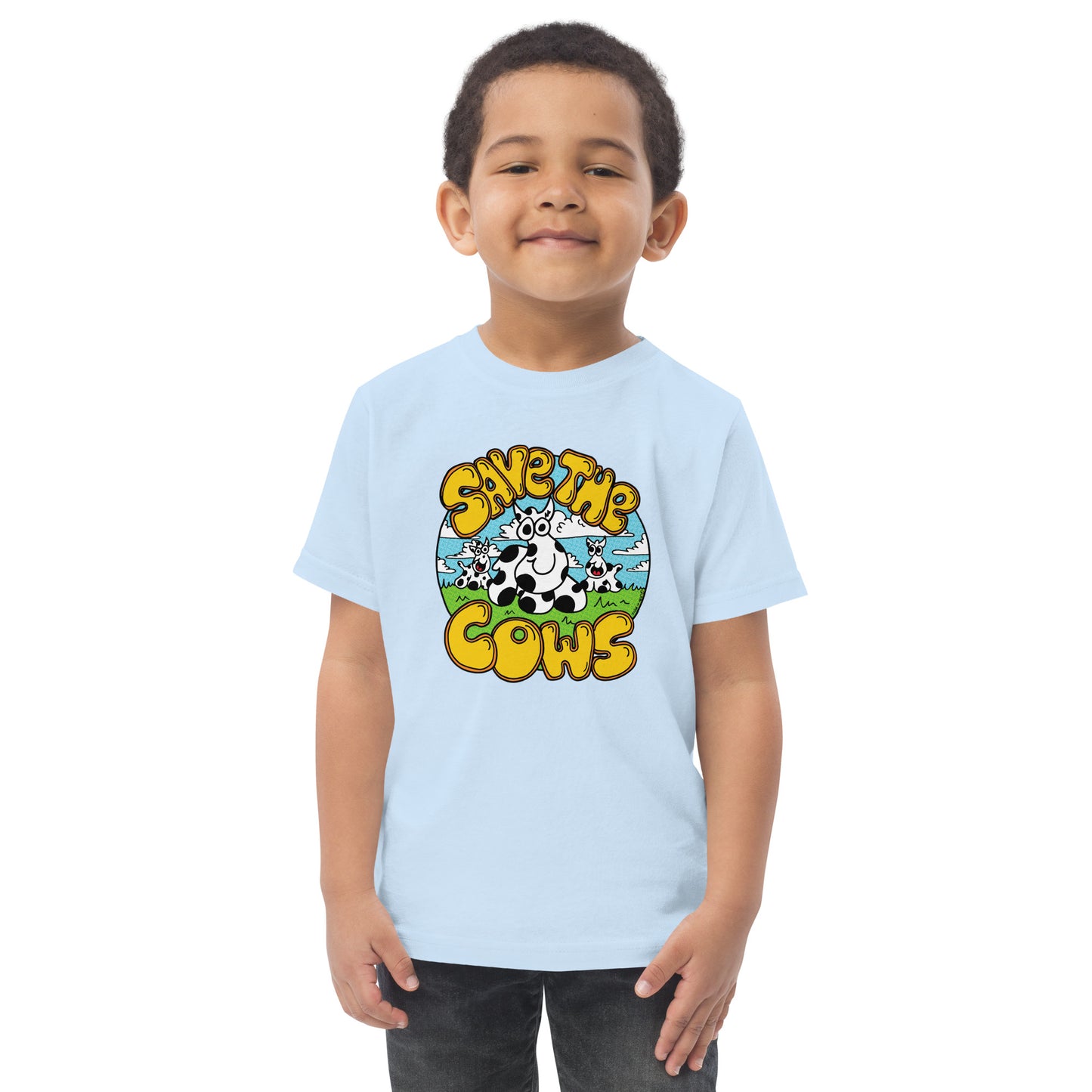 Save the Cows - Toddler jersey t-shirt