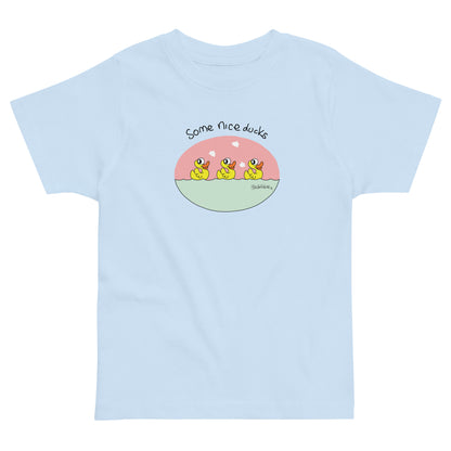 Some nice ducks - Toddler jersey t-shirt