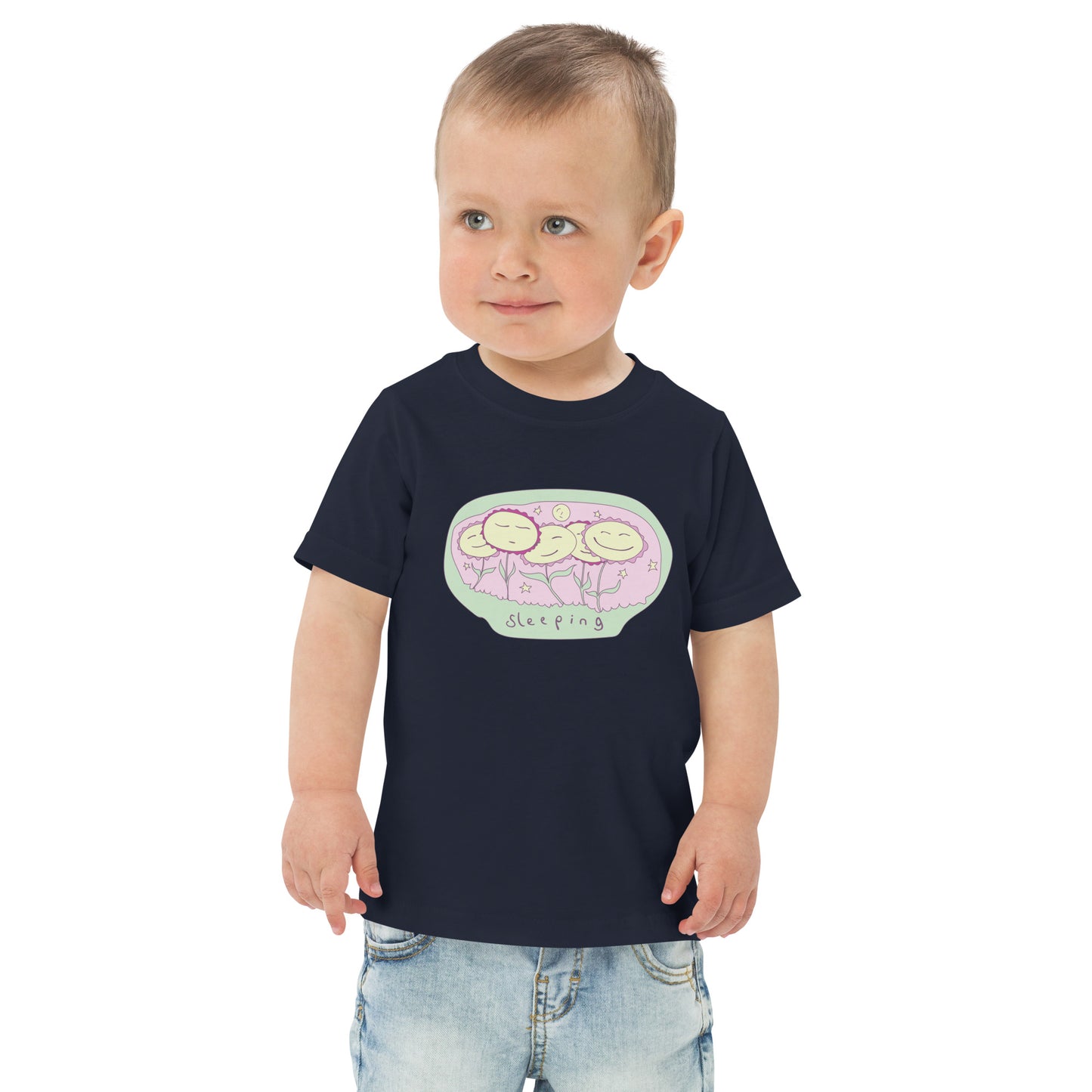 Sleeping - Toddler jersey t-shirt