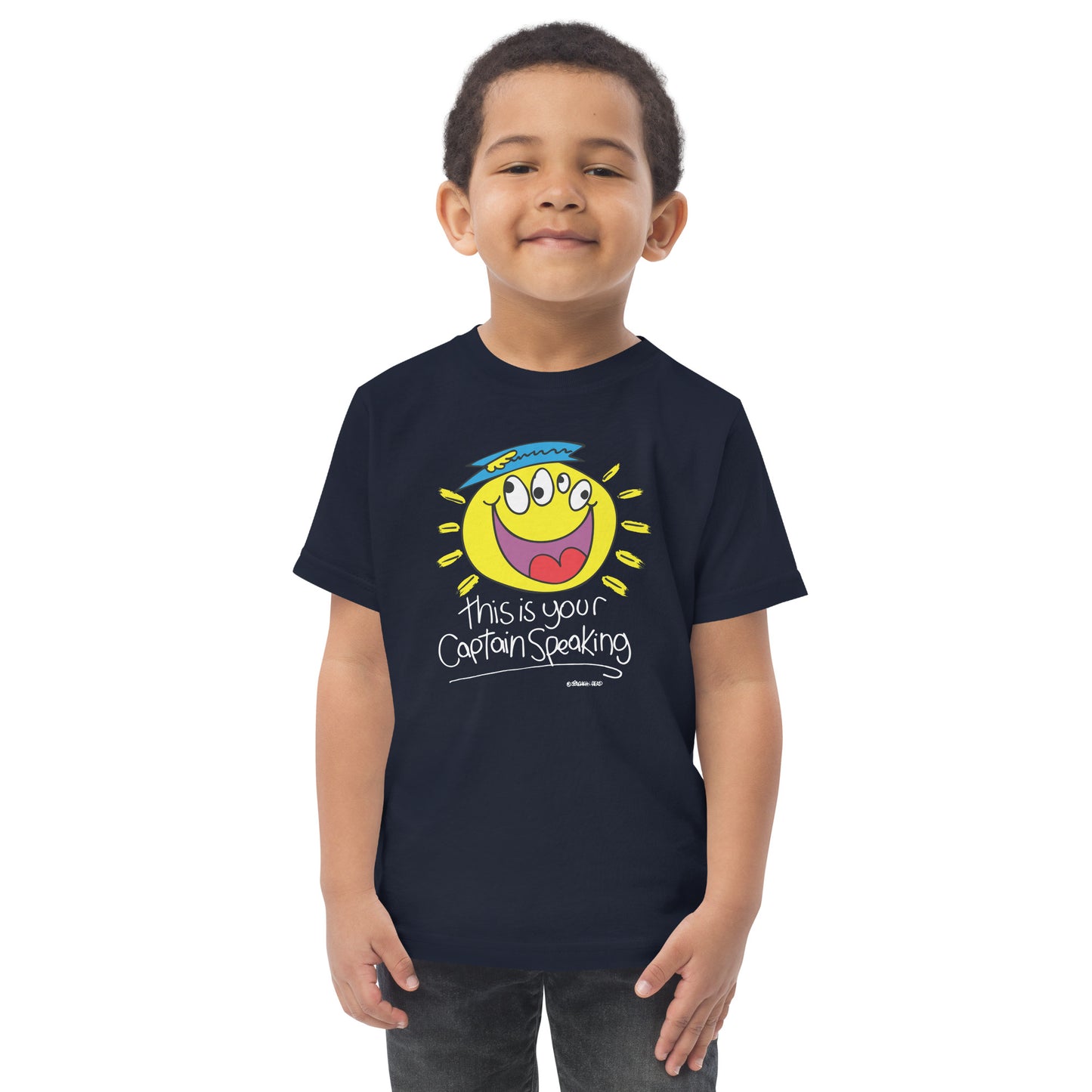 This is your Captain Speaking! - Toddler jersey t-shirt