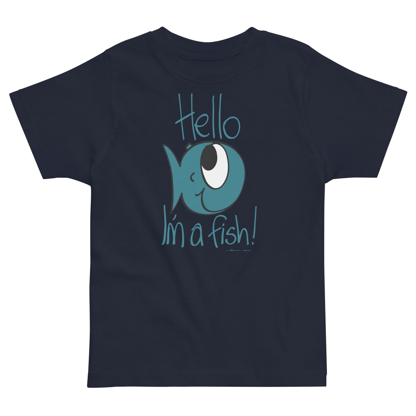 Hello, I'm a Fish! - Toddler jersey t-shirt