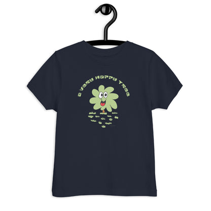 A very happy tree! - Toddler jersey t-shirt