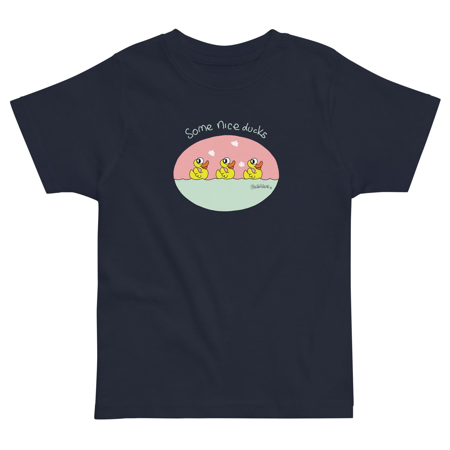 Some nice ducks - Toddler jersey t-shirt