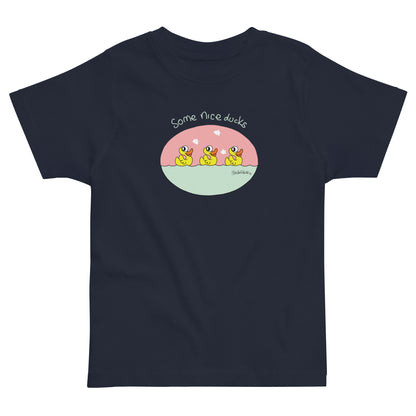 Some nice ducks - Toddler jersey t-shirt