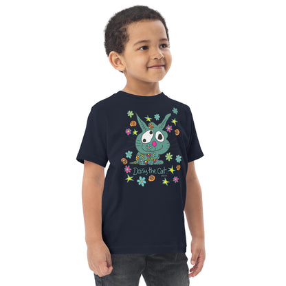 Daisy the Cat - Toddler jersey t-shirt