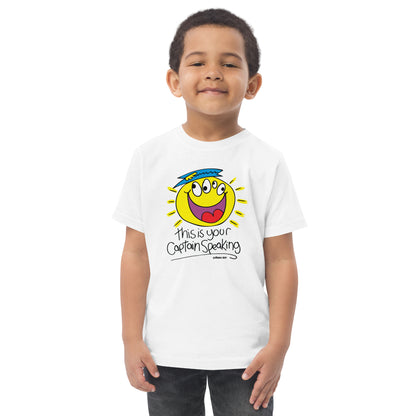 This is your Captain Speaking! - Toddler jersey t-shirt