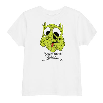 Bogies are for eating! - Toddler jersey t-shirt