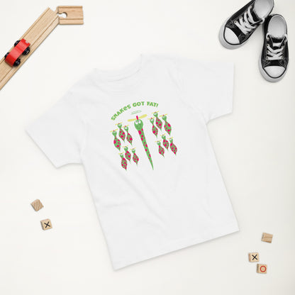 Snakes got Fat! - Toddler jersey t-shirt