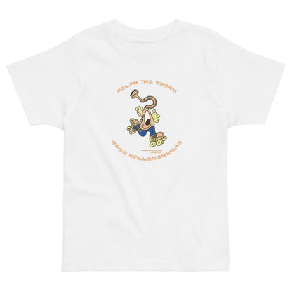 Ralph the Vacky goes rollerskating - Toddler jersey t-shirt