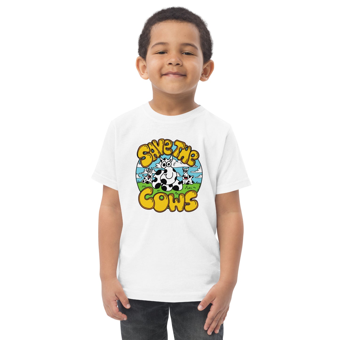 Save the Cows - Toddler jersey t-shirt