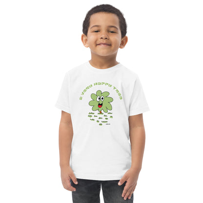 A very happy tree! - Toddler jersey t-shirt